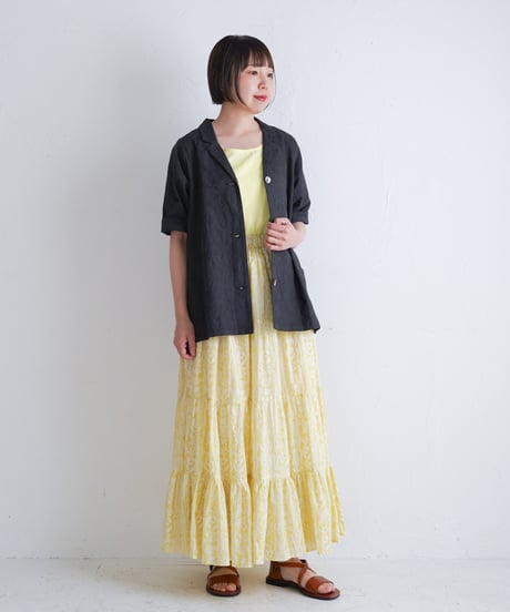 sunflower刺繍コットンジャケット