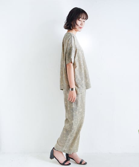 Sunflowerコットンカディトップス