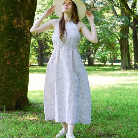 YURIコットンリネンカディワンピース