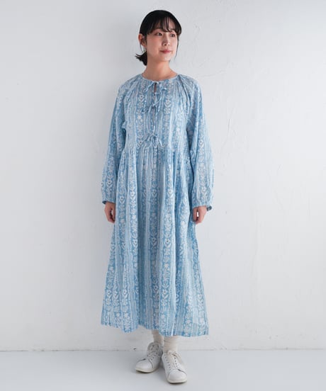 Cloth コットンカディワンピース
