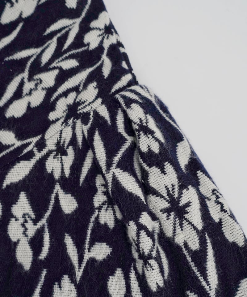 手織りジャガードフラワージャケット | kapuwa