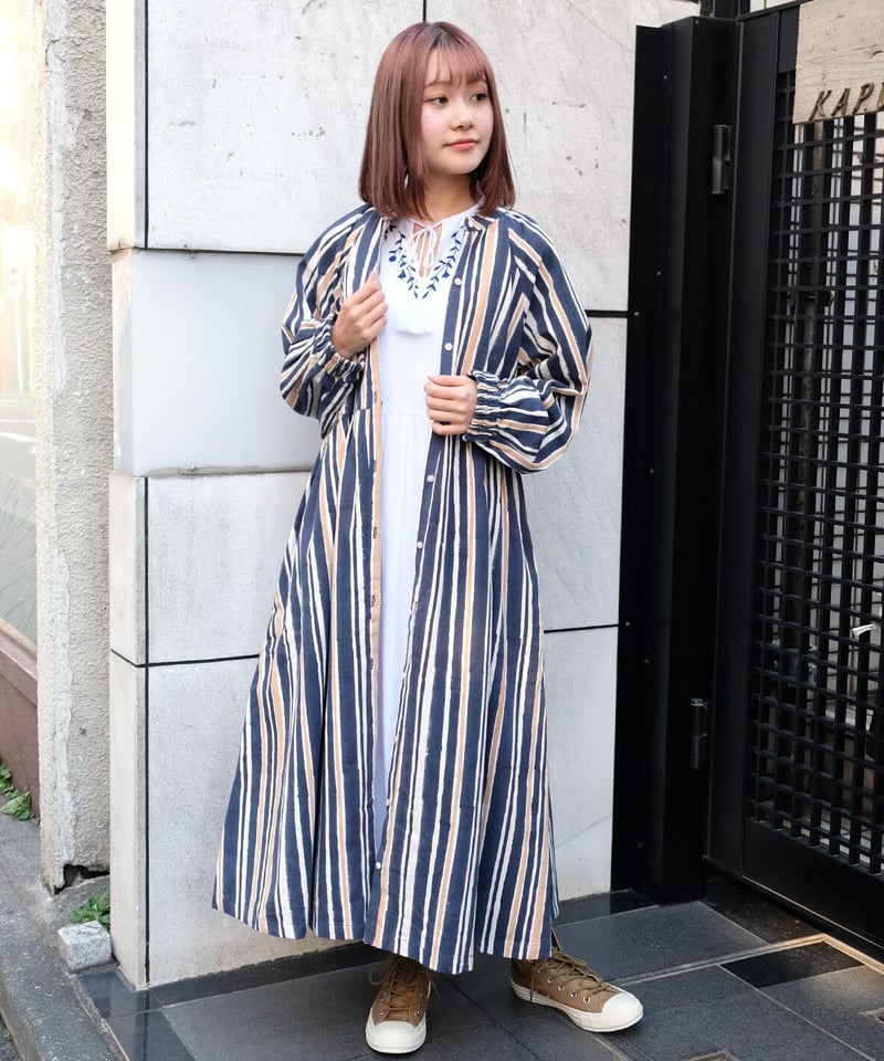 コットンシルク ワンピース