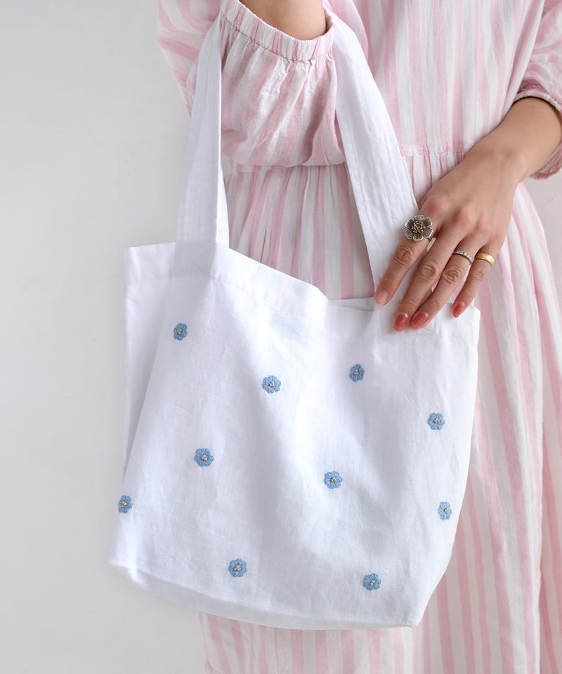 アリ刺繍Singリネントート | kapuwa アリ刺繍Singリネントート | kapuwa