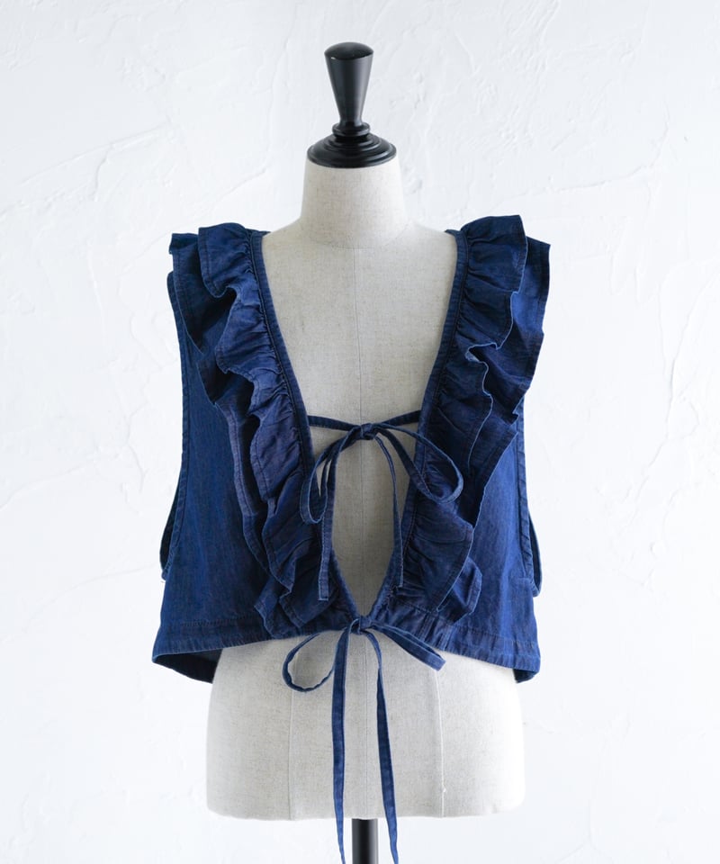 デニムフリルベスト | kapuwa