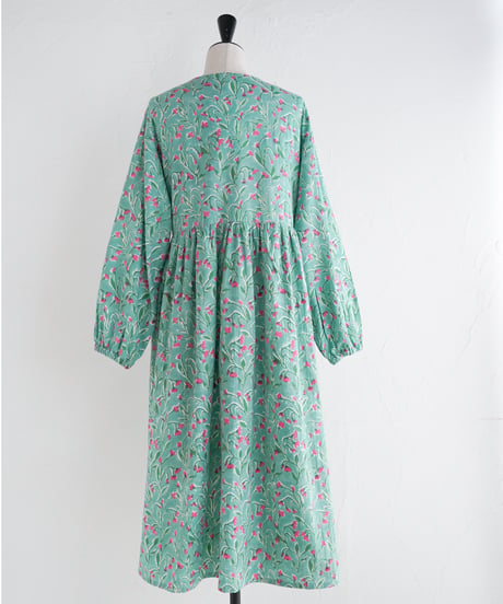 Branchコットンカディカシュクールワンピース