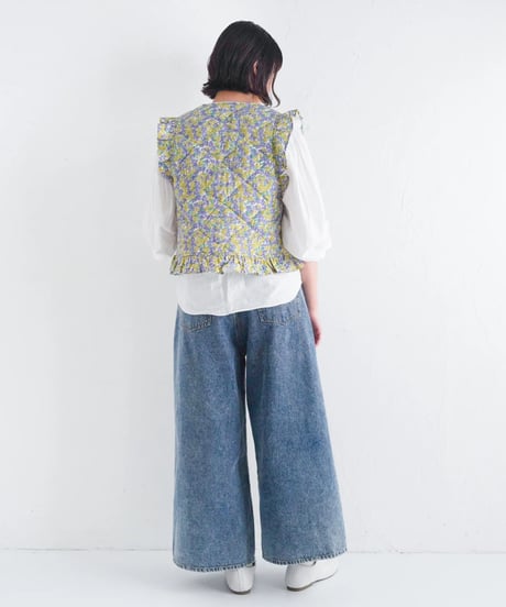 ワイドデニムパンツ