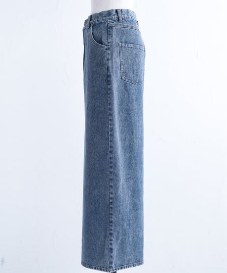ワイドデニムパンツ