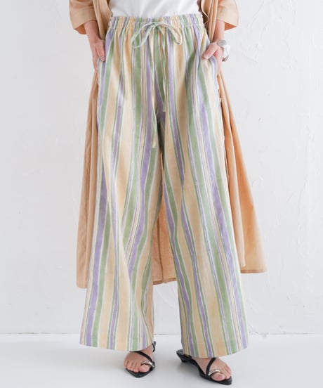 Multi stripeカディパンツ