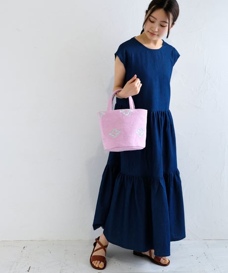 手織りダリーBAG　ラウンド