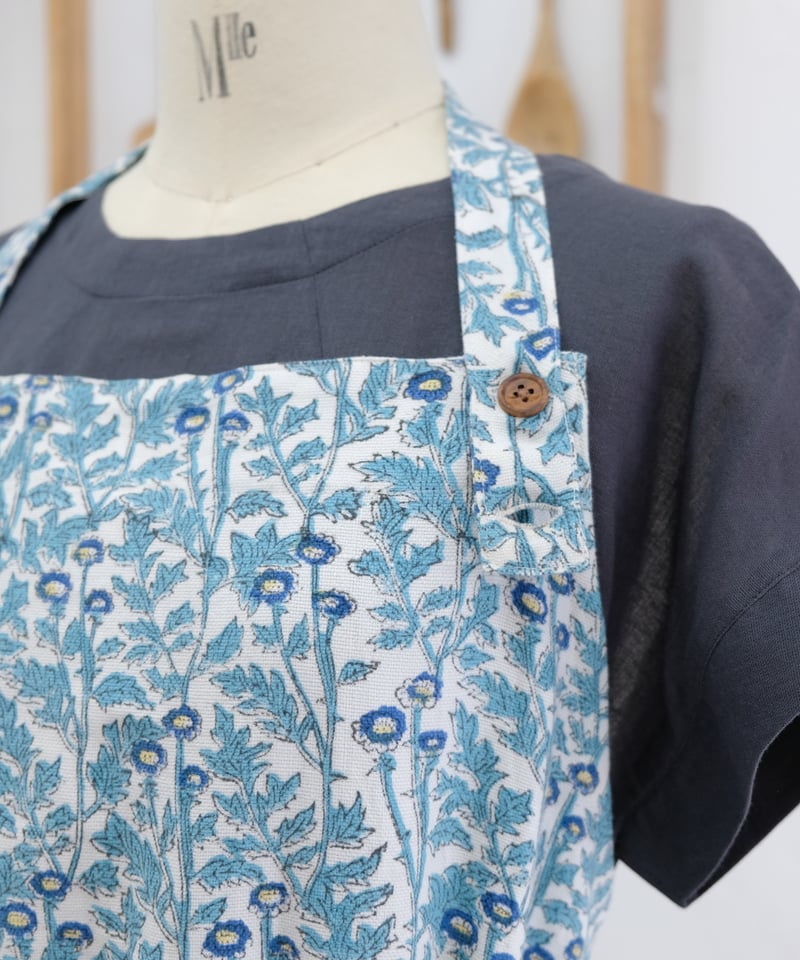 コットンカディエプロン Delightful | kapuwa