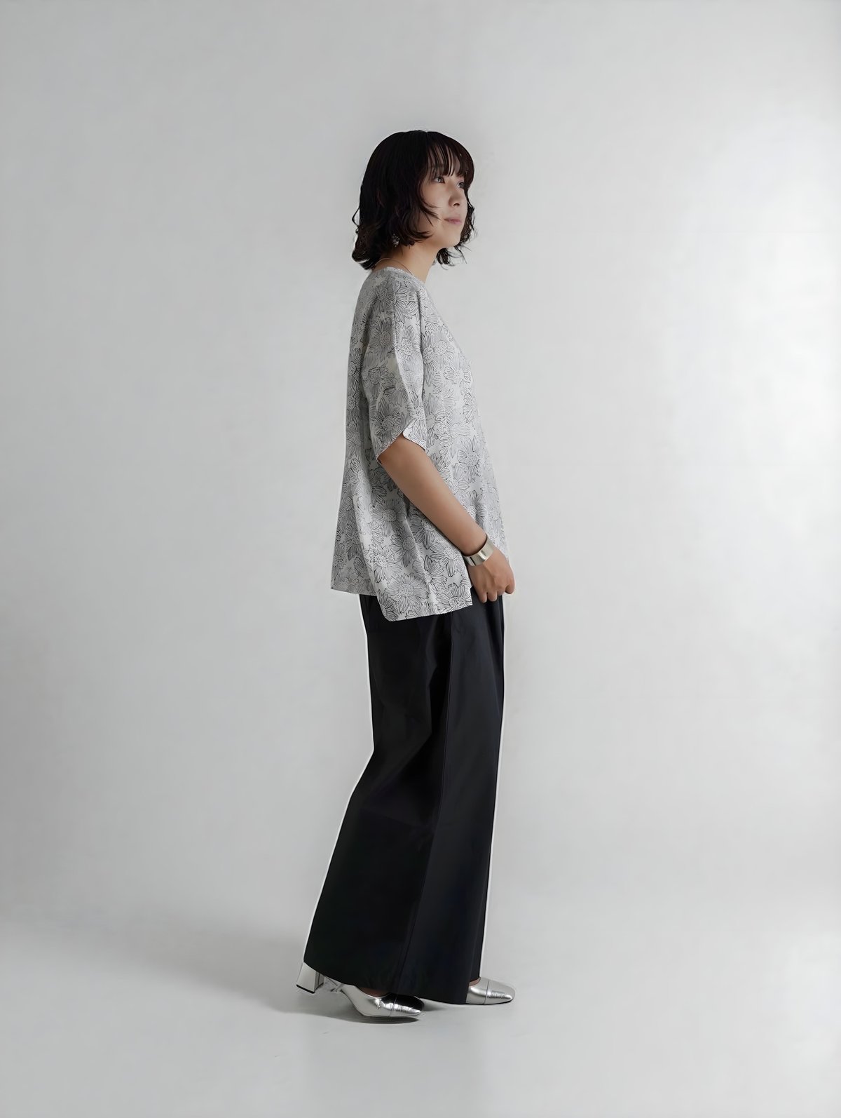 Sunflowerコットンカディトップス | kapuwa