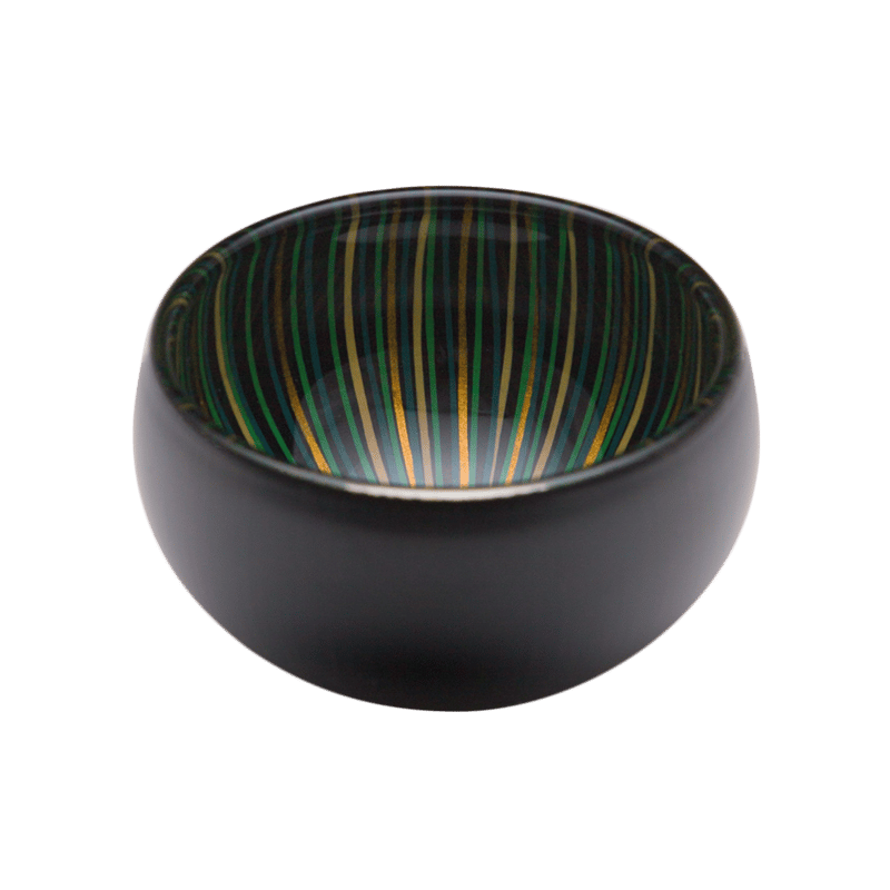 蕾(tsubomi)クリスタルボウル S 黒青 | 丸嘉小坂漆器店 ONLINE 蕾(tsubomi)クリスタルボウル S 黒青 | 丸嘉小坂漆器店 ONLINE