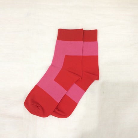 LET'S GO SOCKS / 30 RED