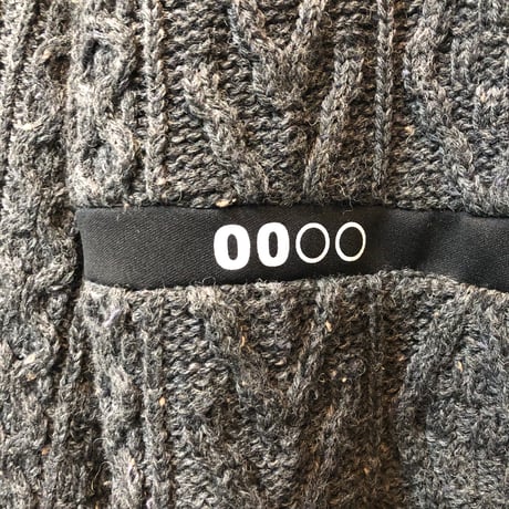 00○○　ラインハーフジップニット
