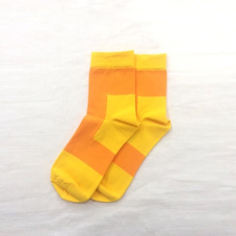 LET'S GO SOCKS / 20 YELLOW