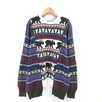 00○○　ビッグシルエットニット / 2210-105