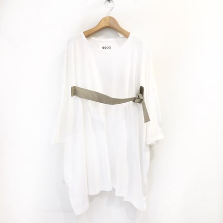 00○○　ストラップTシャツ / 2204-20 WHITE