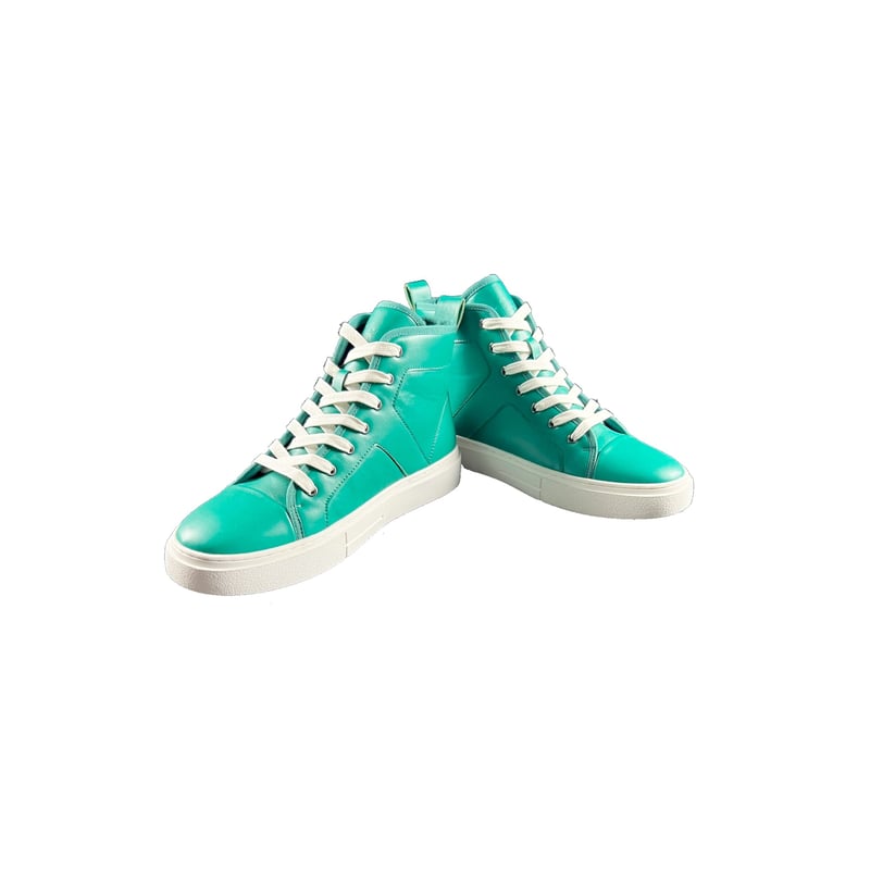 ILLCOMMONS イルコモンズ レザーハイカットスニーカー グリーン ILLCOMMONS LEATHER HI-CUT SNEAKER GREEN（イルコモンズ