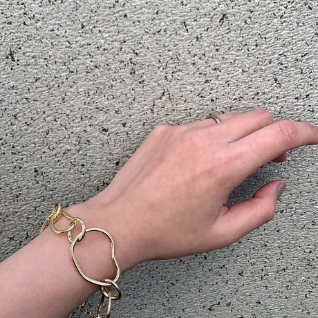 《予約販売》metal chain bracelet (gold・silver)