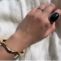 《予約販売》black stone ring
