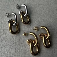 《予約販売》design pierce earring(gold ver. silver gold mix ver.)