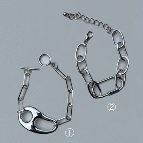 《予約販売》silver charm chain bracelet