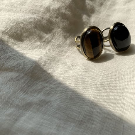 《予約販売》black stone ring