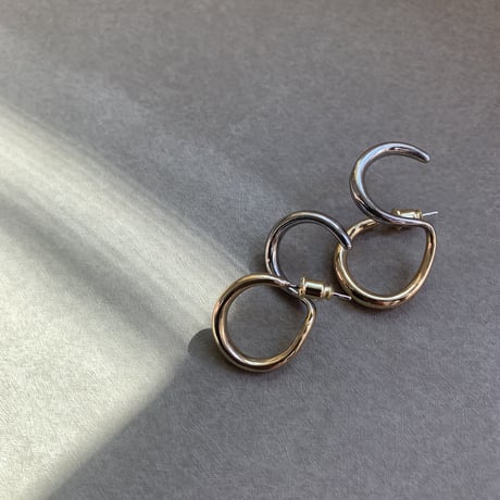《予約販売》gold silver ear cuff pierce