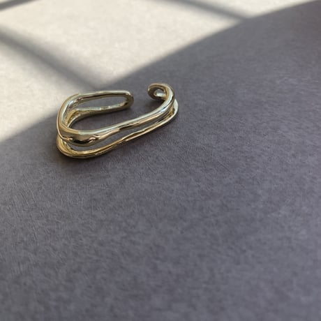 《予約販売》gold long ear cuff