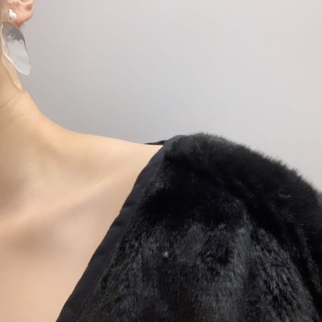 baroque pearl clear pierce・earring
