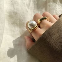 《予約販売》big Pearl ring
