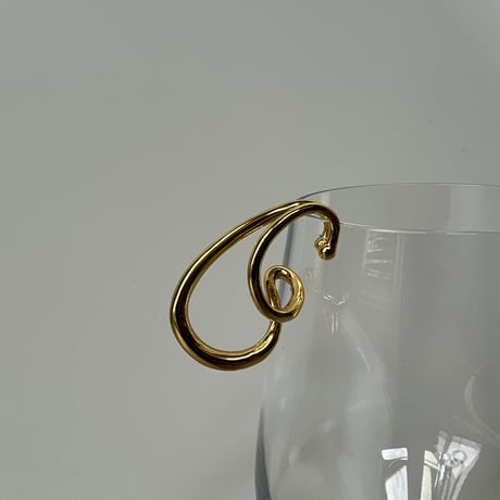 《予約販売》gold  curve ear cuff (両耳)