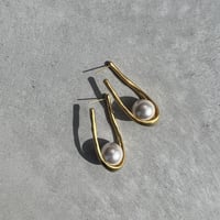 《予約販売》gold winding  pearl pierce