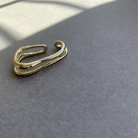《予約販売》gold long ear cuff