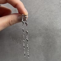 vintage chain long pierce earring