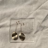 gold metal long pierce・earring