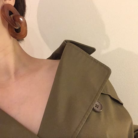 brown chain ピアス・イヤリング