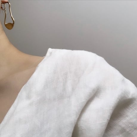 《予約販売》gold winding wave   pierce・earring