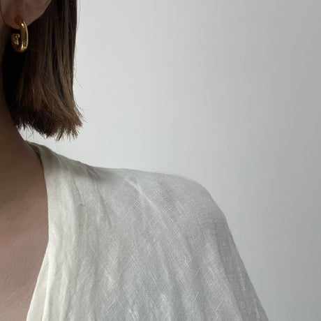 《予約販売》design pierce earring(gold ver. silver gold mix ver.)