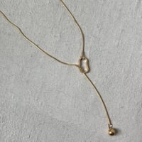 《予約販売》gold snake chain long necklace