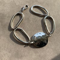 silver metal bracelet