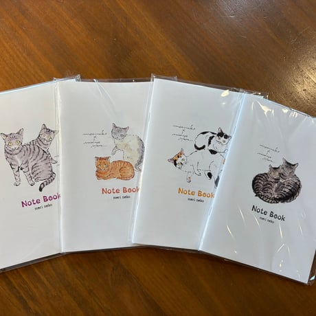 ハラミチヨさんが描く！モデルはもりねこのねこ　オリジナルノート（A5サイズ）