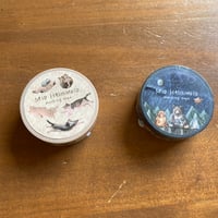 木彫り彫刻家　はしもとみおさんのマスキングテープ