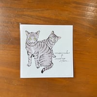 ハラミチヨさんが描く🐾オリジナル耐水性ステッカー（大）