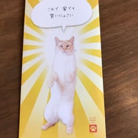 ⑤お札が折らずに入るにゃん袋  スコーンくんは大風呂敷を広げる