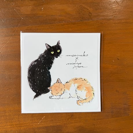 ハラミチヨさんが描く🐾オリジナル耐水性ステッカー（大）