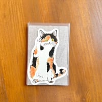 ハラミチヨさんのねこ型メッセージカード