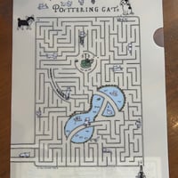 ポタリングキャット　クリアファイル  迷路