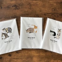ハラミチヨさんが描く！モデルはもりねこのねこ　オリジナルノート（A5サイズ）  その２
