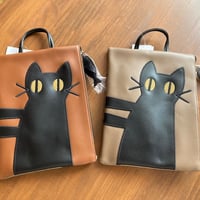 見つめるねこ　ショルダーバッグ